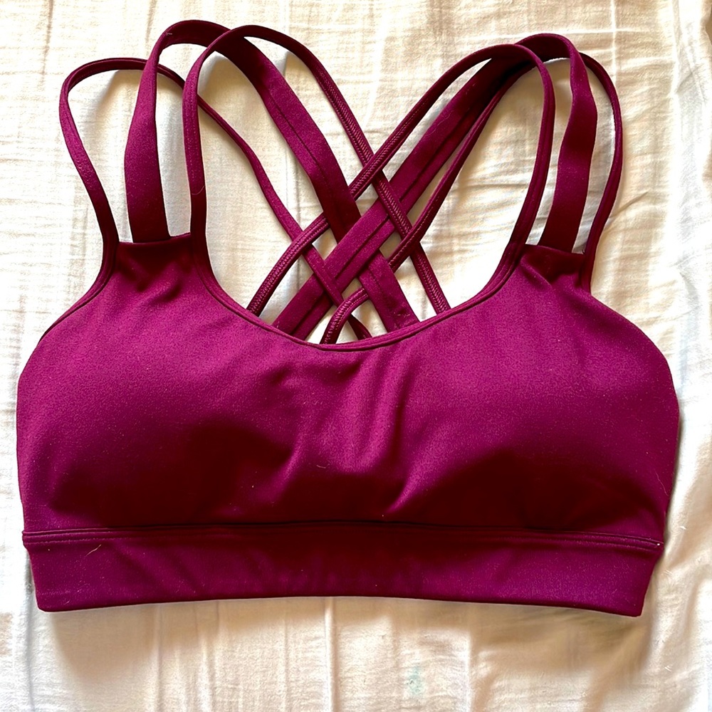 Purple Sports Bra